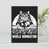 Weltbeherrschung 1 feiertagskarte (Stehend Vorderseite)