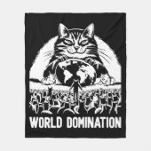 Weltbeherrschung 1 fleecedecke (Vorderseite)