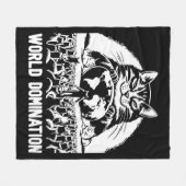 Weltbeherrschung 1 fleecedecke (Vorderseite (Horizontal))