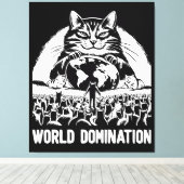 Weltbeherrschung 1 leinwanddruck (Insitu (Holzboden))