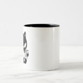 Weltbeherrschung 2 zweifarbige tasse (Mittel)