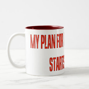 Weltbeherrschung Zweifarbige Tasse