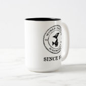 WELTBERÜHMTE BIRDS SEIT 1960 ZWEIFARBIGE TASSE (VorderseiteRechts)