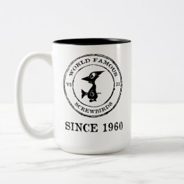 WELTBERÜHMTE BIRDS SEIT 1960 ZWEIFARBIGE TASSE