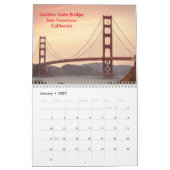 Weltberühmte Brücken 2017 Kalender (Jan 2027)