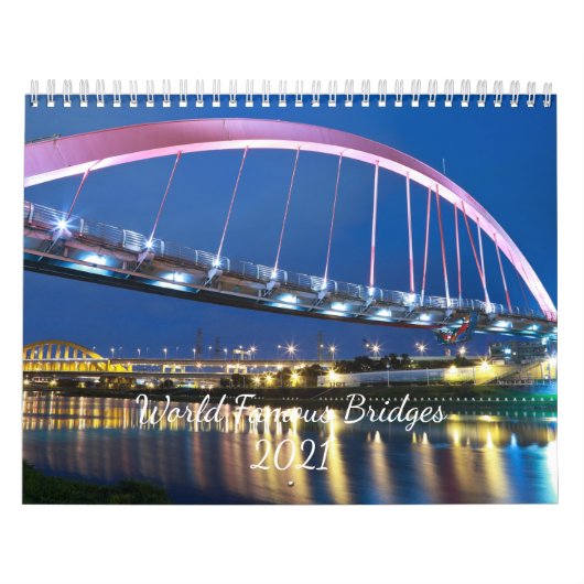 Weltberühmte Brücken 2025 Kalender (Titelbild)