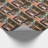 Weltberühmte Kabelbahnen Geschenkpapier (Ecke)