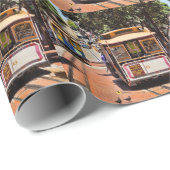 Weltberühmte Kabelbahnen Geschenkpapier (Rolleneckpunkt)