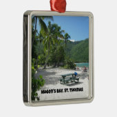 Weltberühmte Magen's Bay, St. Thomas Ornament Aus Metall (Rechts)