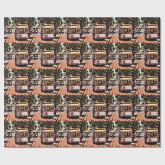 Weltberühmte Seilbahnen Geschenkpapier (Flach)