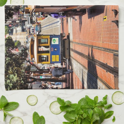 Weltberühmte Seilbahnen Geschirrtuch (Gefaltet)