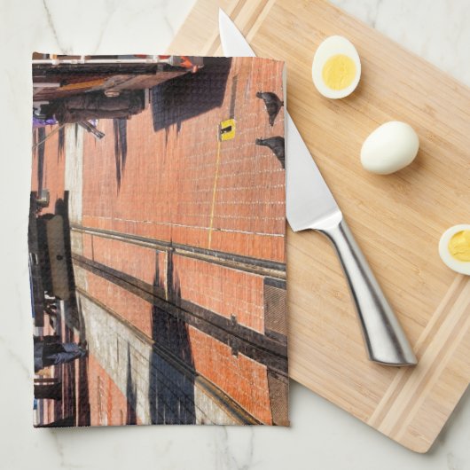 Weltberühmte Seilbahnen Geschirrtuch (Viertel Falte)