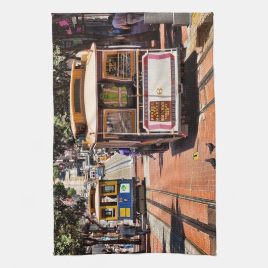 Weltberühmte Seilbahnen Geschirrtuch (Vertikal)