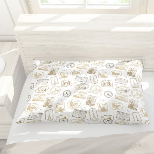 Weltberühmte World Sehenswürdigkeiten World Travel Kissenbezug