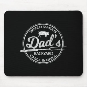 Weltberühmter Grill &amp; Chill-BBQ im Hinterhof d Mousepad