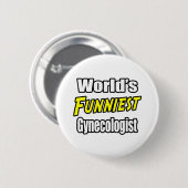 Weltberühmter Gynäkologe Button (Vorne & Hinten)