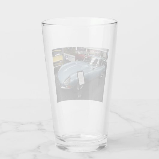 weltberühmter Klassiker e type jaguar Glas (Rückseite)