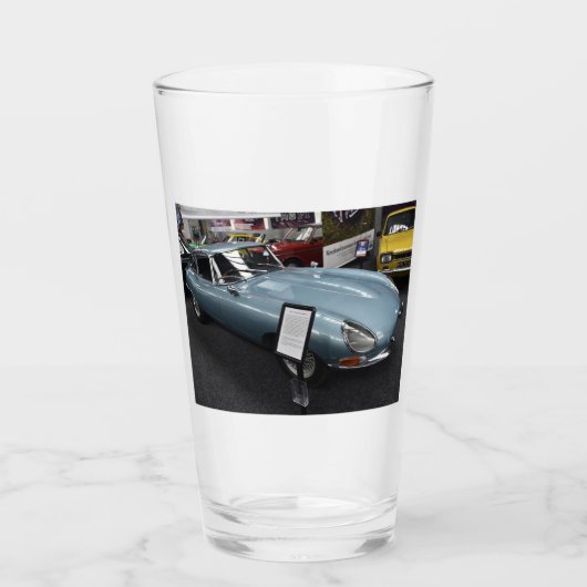 weltberühmter Klassiker e type jaguar Glas (Vorderseite)