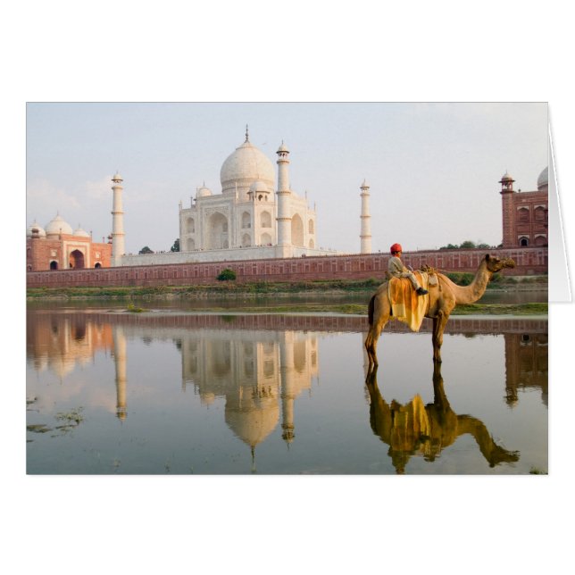 Weltberühmter Taj Mahal-Tempelbeerdigung auf (Vorderseite (Horizontal))