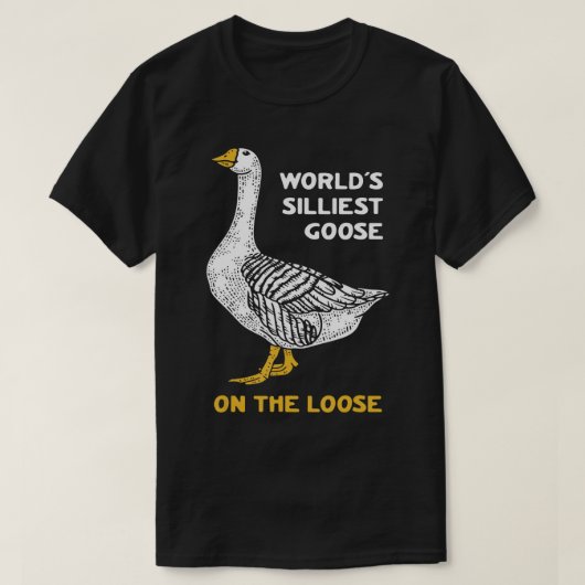 Weltberühmteste Gans auf dem sonnigen T - Shirt (Design vorne)
