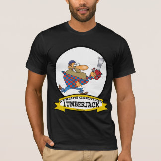 WELTBERÜHMTSTER HOLZfällER MÄNNER CARTOON T-Shirt
