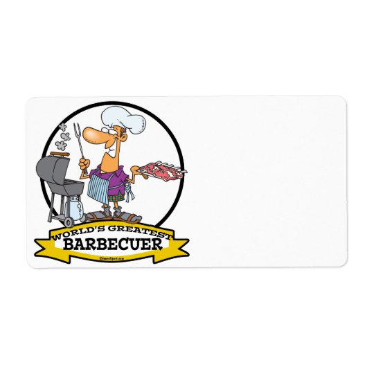 WELTBEST BARBECUER MÄNNER CARTOON (Vorne)