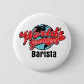 Weltbest Barista Button (Vorderseite)