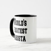 Weltbest Barista Tasse (Vorderseite Links)