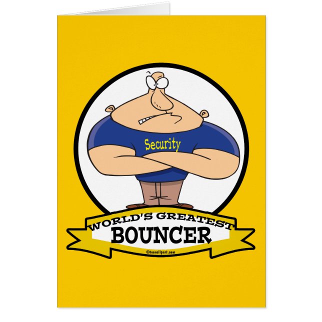 WELTBEST BOUNCER MÄNNER CARTOON (Vorne)