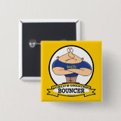 WELTBEST BOUNCER MÄNNER CARTOON BUTTON (Vorne & Hinten)