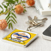 WELTBEST BOUNCER MÄNNER CARTOON SCHLÜSSELANHÄNGER (Seite)