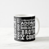 Weltbest Brother Kaffeetasse (VorderseiteRechts)