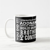Weltbest Brother Kaffeetasse (Links)