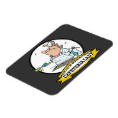WELTBEST CAFETERIA LADY CARTOON MAGNET (Linke Seite)