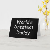 Weltbest Daddy Karte (Gelbe Blume)