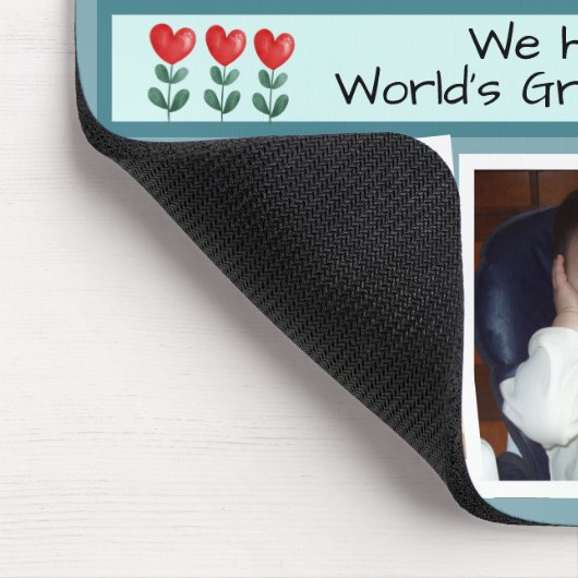 Weltbest Daddy - Sechs Fotovorlage Mousepad (Ecke)