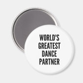 Weltbest Dance Partner Magnet (Vorderseite/Rückseite)
