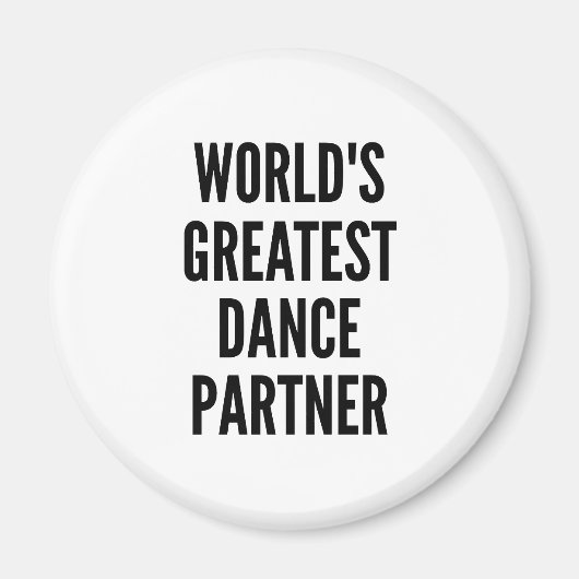 Weltbest Dance Partner Magnet (Vorne)