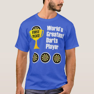 Weltbest Darts Player Trophy - Darts T-Shirt
