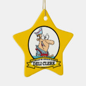 WELTBEST DELI CLERK MEN CARTOON KERAMIKORNAMENT (Rechts)