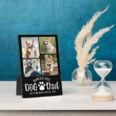 WELTBEST DOG VATER 4 Foto Collage Your Color Fotoplatte (Seite)