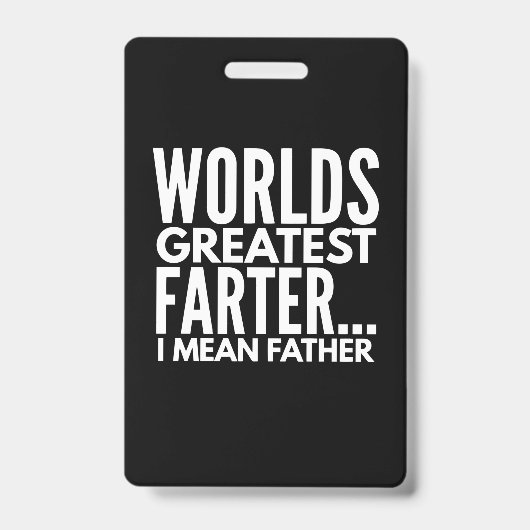 Weltbest Farter I Gemein Vater Ausweis (Vorderseite)