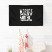 Weltbest Farter I Gemein Vater Banner (Insitu)