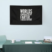 Weltbest Farter I Gemein Vater Banner (Messeveranstaltung)