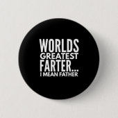 Weltbest Farter I Gemein Vater Button (Vorderseite)