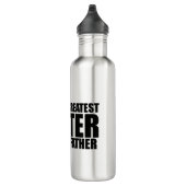 Weltbest Farter I gemein Vater Edelstahlflasche (Rechts)