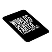 Weltbest Farter I Gemein Vater Magnet (Rechte Seite)