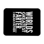 Weltbest Farter I Gemein Vater Magnet (Horizontal)