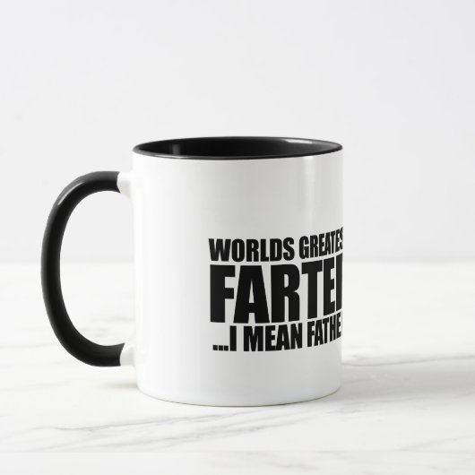 Weltbest Farter I gemein Vater Tasse (Links)