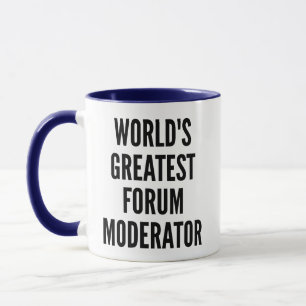 Weltbest Forum Moderator Tasse